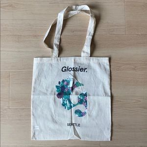 COPY - Glossier Seattle linen bag